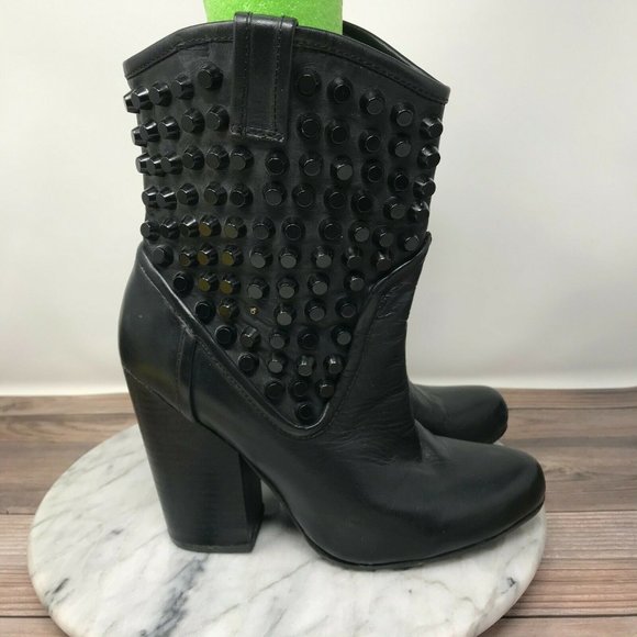 Jeffrey Campbell Shoes - Jeffrey Campbell Lisa Marie Black Studded Boots